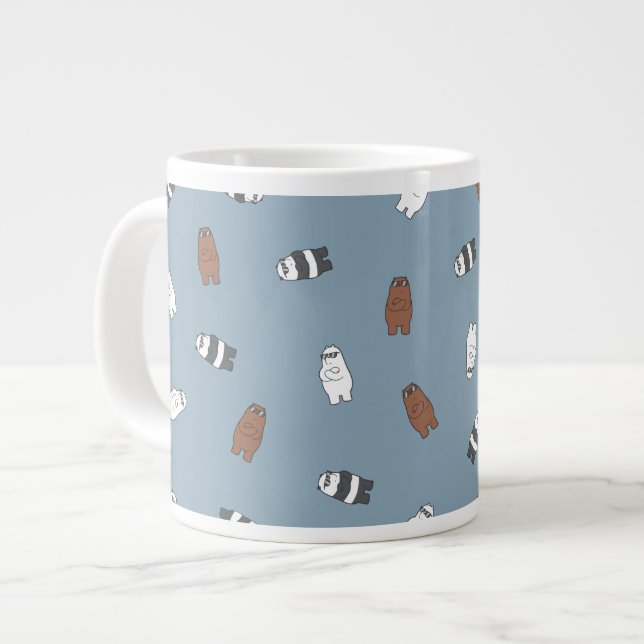 Caneca De Café Grande Nós Bare Bears - Protetor Solar (Frente Esquerda)