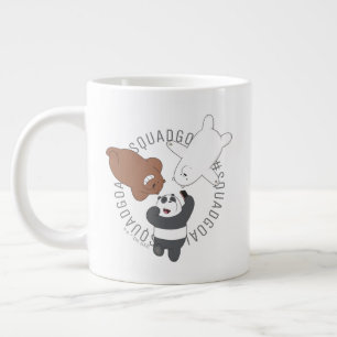 Caneca De Café Grande Nós Bare Bears - #SquadMeta