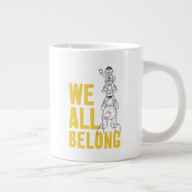 Caneca De Café Grande Nós Pertencemos Todos (Direita)