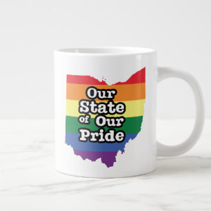 Caneca De Café Grande Nosso Estado de Orgulho Ohio