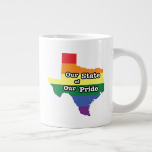 Caneca De Café Grande Nosso Estado de Orgulho Texas
