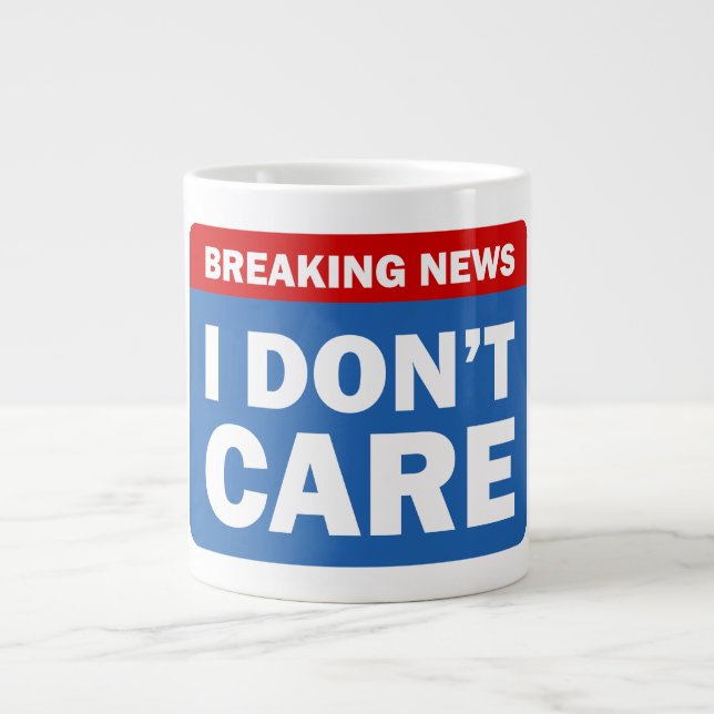 Caneca De Café Grande Notícias de última hora (Frente)