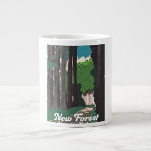 Caneca De Café Grande Nova floresta Hampshire Inglaterra