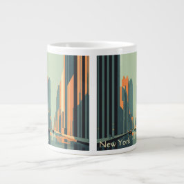 Caneca De Café Grande Nova Iorque - Um tributo à Vintage