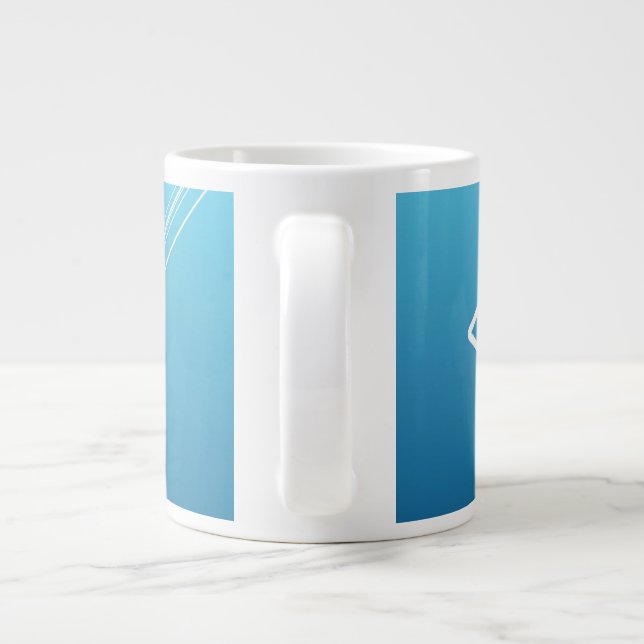 Caneca De Café Grande Novo logotipo Jumbo Mug (Traseira)