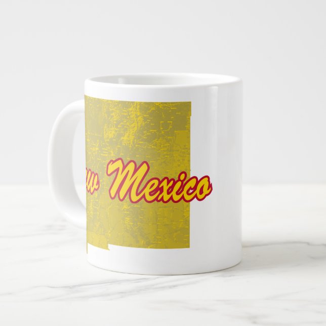 Caneca De Café Grande Novo México (Frente Esquerda)