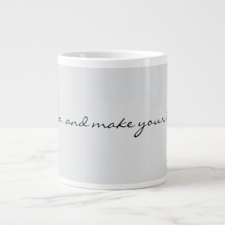 Caneca De Café Grande Now Go and Make Your Legend Inspirational Motivati