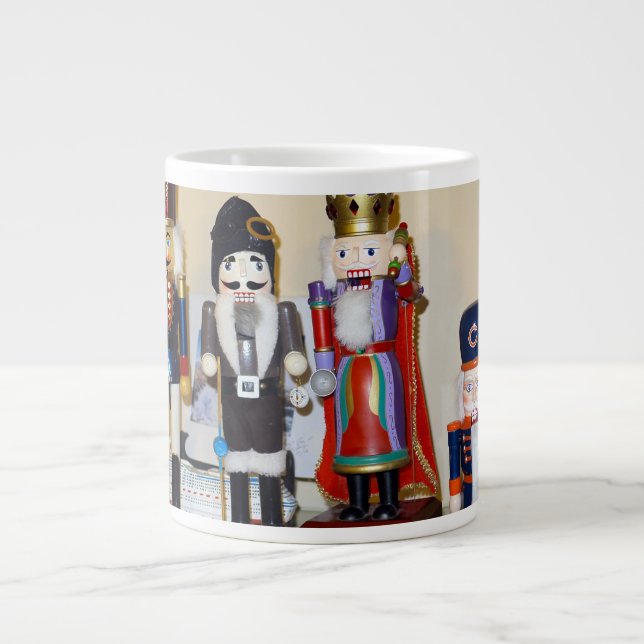 Caneca De Café Grande Nozes de Natal (Frente)