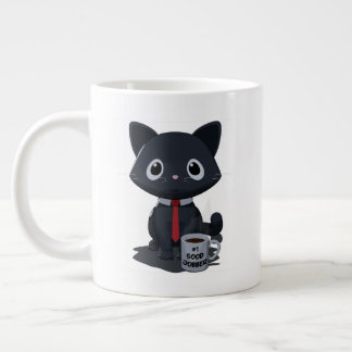 Caneca De Café Grande Number One Good Jobber Cat Specialty Mug