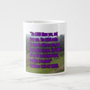 Caneca De Café Grande Números 6:24-26 WEBU Mug