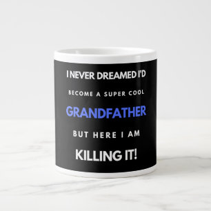 Caneca De Café Grande Nunca sonhei que me tornaria um avô super legal