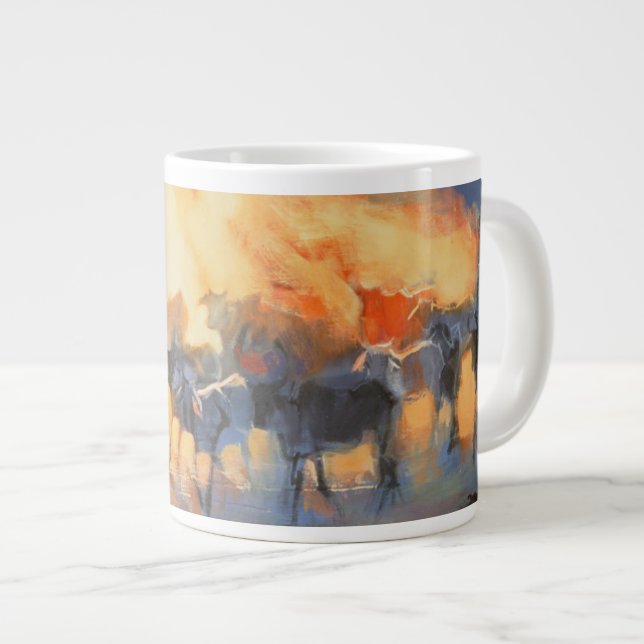 Caneca De Café Grande Nuvem de poeira Drung 1996 (Frente Esquerda)