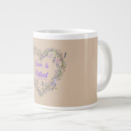 Caneca De Café Grande O amor é....
