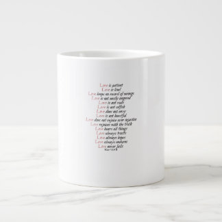 Caneca De Café Grande O Amor é Paciente Estilo Elegante