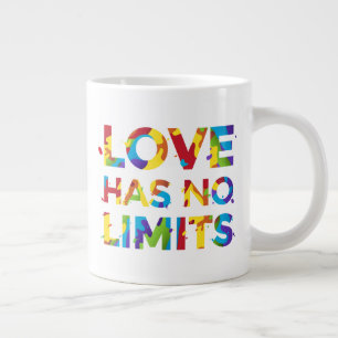 Caneca De Café Grande O Amor Não Tem Limites
