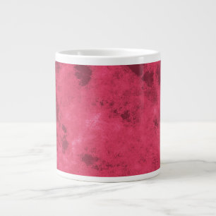 Caneca De Café Grande O amor rosa-vermelho inspirou a arte de design abs