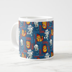 Caneca De Café Grande O ANO SEM O Showdown SANTA CLAUS™ Snowtown