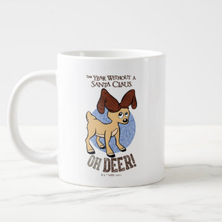 Caneca De Café Grande O ANO SEM SANTA CLAUS™ | Vixen "Oh Deer"