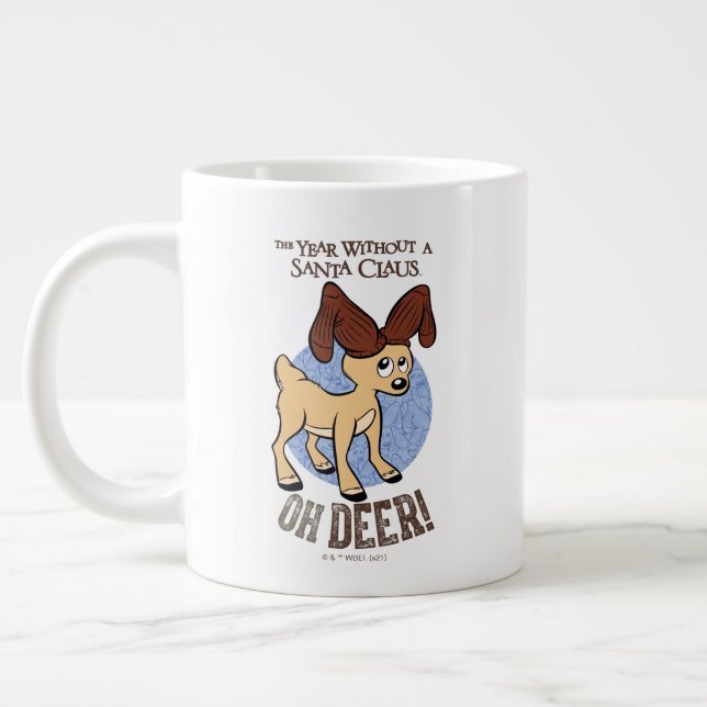 Caneca De Café Grande O ANO SEM SANTA CLAUS™ | Vixen "Oh Deer" (Esquerda)