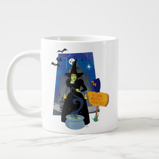 Caneca De Café Grande O Assistente De Oz™ | Bruxa Má (Esquerda)