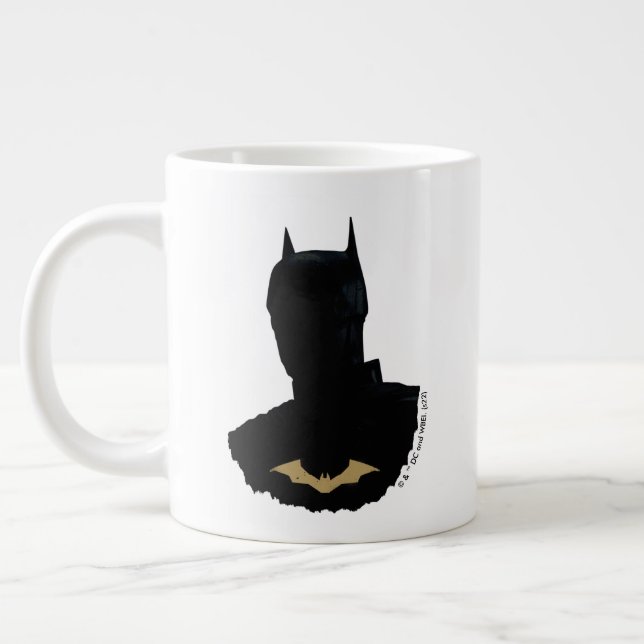 Caneca De Café Grande O Batman Com O Símbolo De Bat Do Ouro (Esquerda)