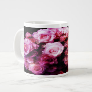 Caneca De Café Grande O Bouquet de Crystal Rose