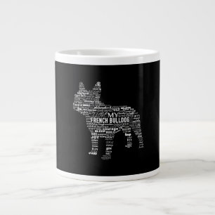 Caneca De Café Grande O Bulldog Francês Para Descrever O Meu Francês
