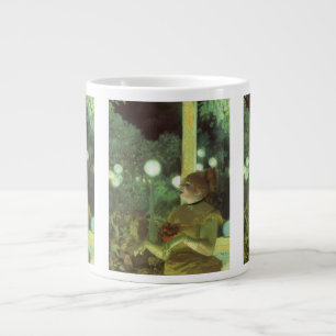 Caneca De Café Grande O Café Concert por Edgar Degas, Arte Fino Vintage