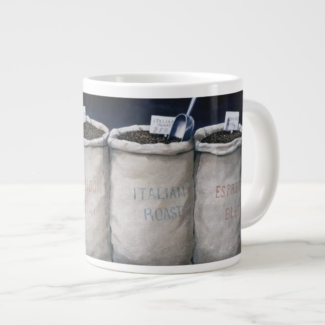 Caneca De Café Grande O café despede 1990 (Frente Esquerda)