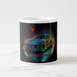 Caneca De Café Grande O Carro Esportivo Elite Cardinal XL5000