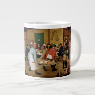 Caneca De Café Grande O Casamento Camponês de Pieter Bruegel, o Velho