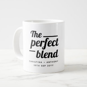 Caneca De Café Grande O Casamento De Mistura Perfeito Favorece Beber