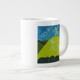 Caneca De Café Grande O Cavalo Branco em Somerset 2011