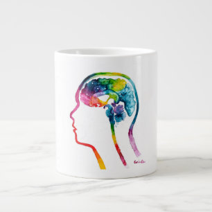 Caneca De Café Grande O cérebro humano