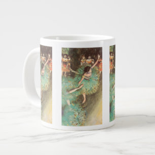 Caneca De Café Grande O Dançarino Verde de Edgar Degas, Balé Antigo