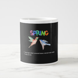 Caneca De Café Grande O Despertar: Uma Homenagem Visual à Primavera