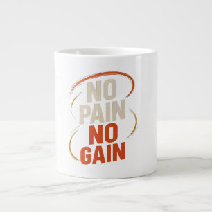 Caneca De Café Grande o Dor Sem Ganhar Mug - Café Malhação Motivativo