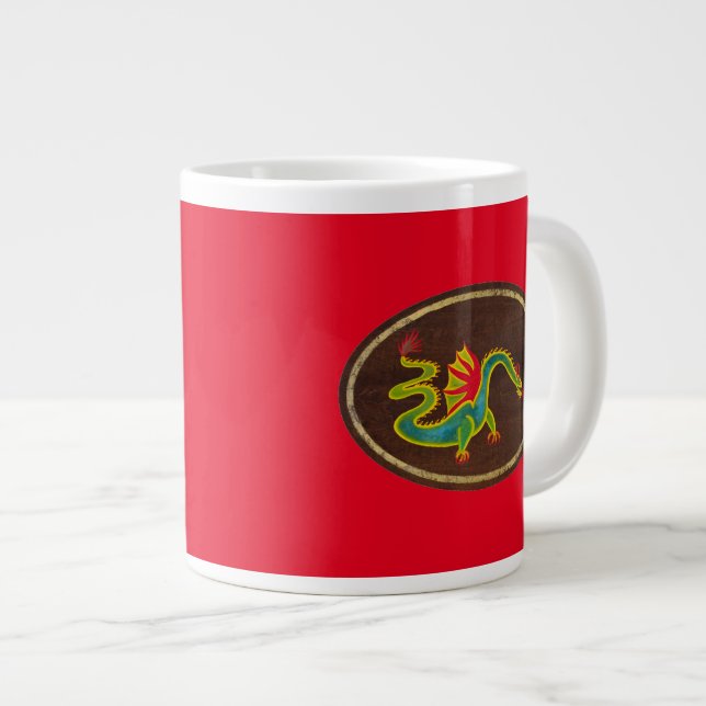 Caneca De Café Grande O dragão 2009 (Frente Esquerda)