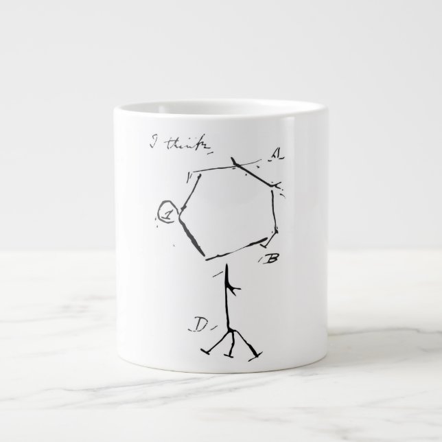 Caneca De Café Grande O fago de Darwin (Frente)