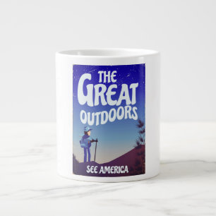 Caneca De Café Grande O Grande Ar Livre.