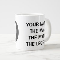 O HOMEM O MITO A LENDA caneca extra grande jumbo