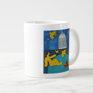 Caneca De Café Grande O homem sob a ponte 2006