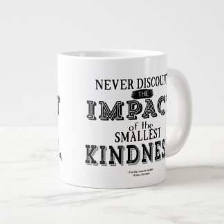 Caneca De Café Grande O impacto da bondade Mug