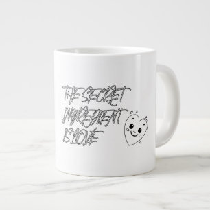 Caneca De Café Grande O Ingrediente Secreto é AMOR