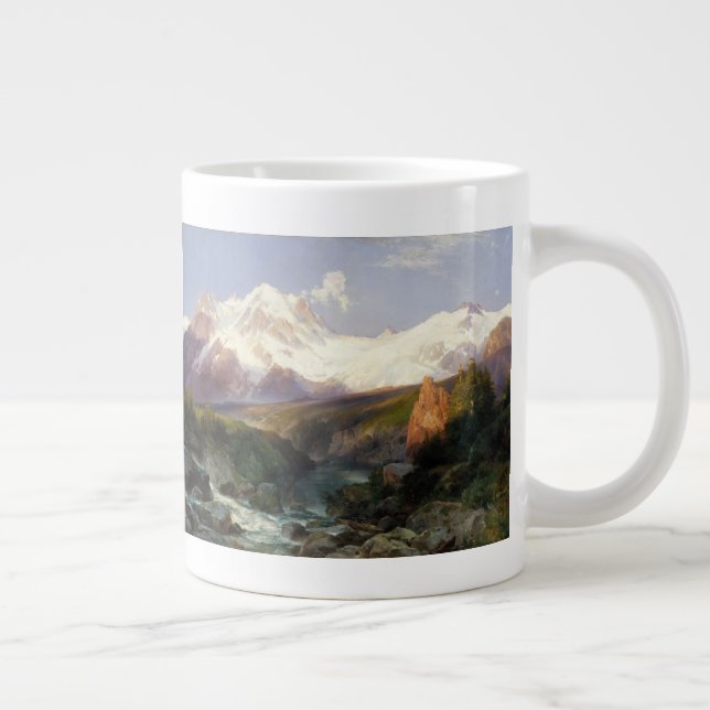 Caneca De Café Grande O Intervalo de Teton (Direita)