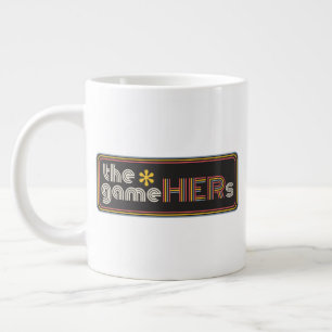 Caneca De Café Grande O*jogoHERs Logotipo Horizontal