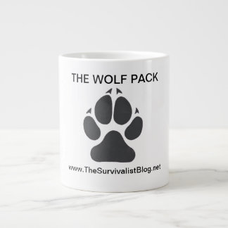 Caneca De Café Grande O Lobo Pack Do Café Mug