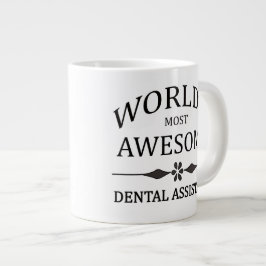 Caneca De Café Grande O mais incrível dental Assistant do mundo