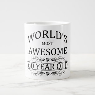Caneca De Café Grande O mais incrível do mundo de 60 anos
