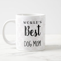 O melhor cão do mundo (pai) mamãe Mug (personalizá